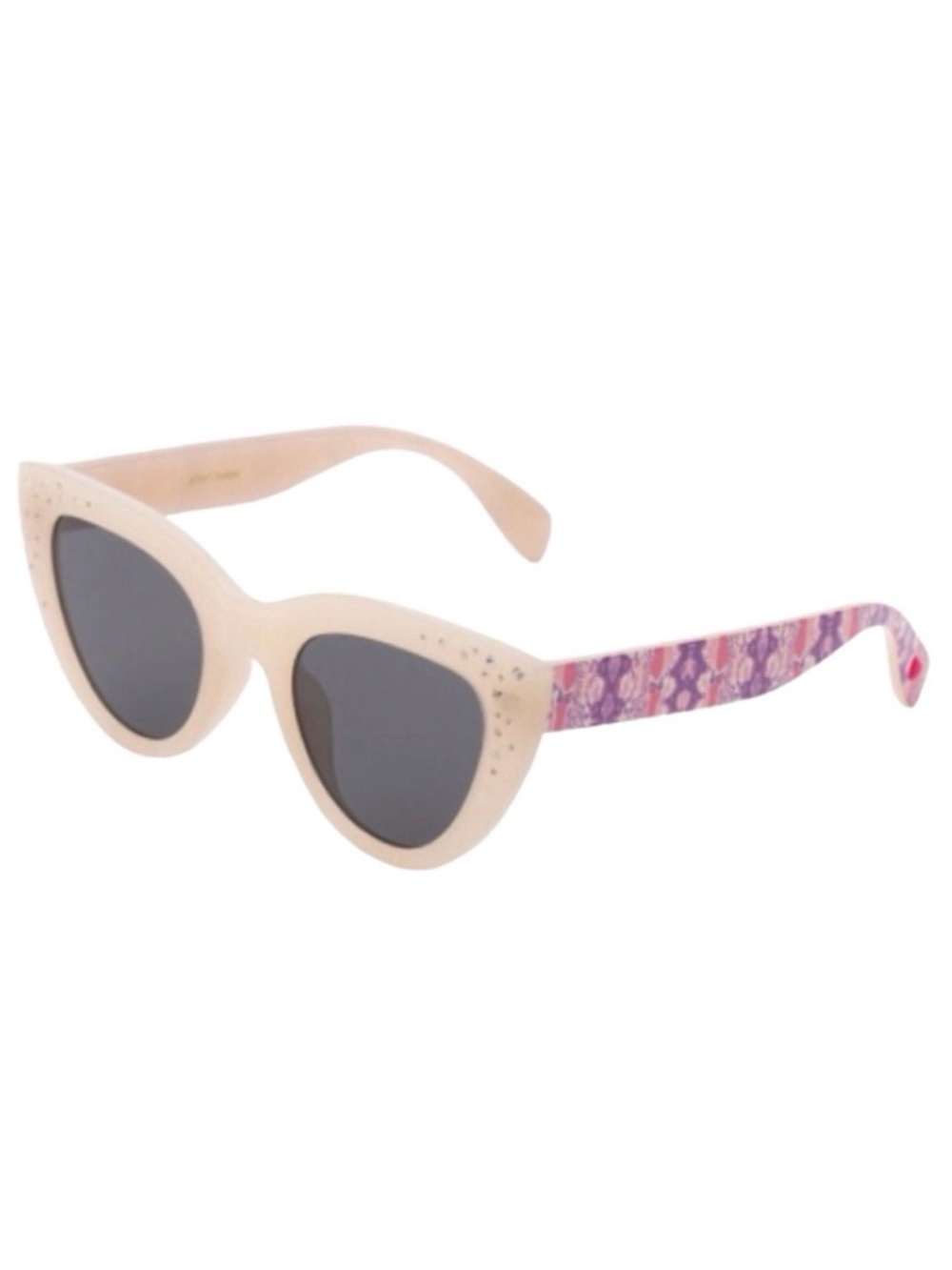 Betsey Johnson Cat Eye Frame Rhinestone Sunglasses (NWT) (Size: OSFM)